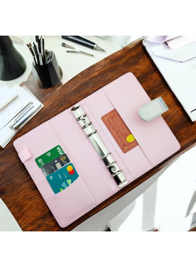 محفظة جلد صناعى، حافظة نقود، دفتر ميزانية وملاحظات و ذات فتحات للبطاقات، النقود و الاموال - A6 - Image 3